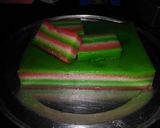 Foto langkah ke 5 dari resep Kue lapis tepung beras Manis gurih.