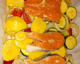 Foto del paso 5 de la receta: Salmón con verduras