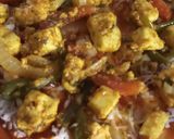 A picture of step 4 of Paneer Tikka Pizza.