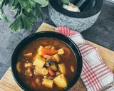 A picture of step 2 of Vegan Recipes-Vegan Guinness Irish Stew.