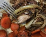 One pan Pork chop with Balsamic Vinegar 🇮🇹 意大利黑醋煎豬扒的食譜步驟7照片