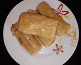 A picture of step 6 of Baked homemade fish roll.