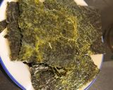 Foto del paso 1 de la receta: Espaguetis con rape y alga nori