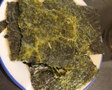Foto del paso 1 de la receta: Espaguetis con rape y alga nori