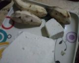 A picture of step 1 of Sakarkand paneer pulav.