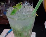 รูปขั้นตอนการทำที่ 4 ของ Mojito  (โซดา/มิ้นต์/มะนาว)