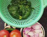 A picture of step 3 of Palak Paneer.