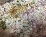 A picture of step 2 of Pudina Jowar Rotis.