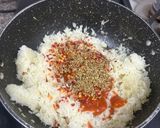 A picture of step 3 of Desi Pizza Rice Delight.