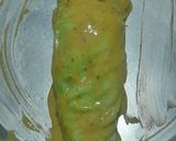 A picture of step 6 of Cabbage leaf vadi.