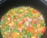 Foto del paso 3 de la receta: Pasta con chícharos y tocino