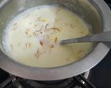 A picture of step 3 of Masala milk.