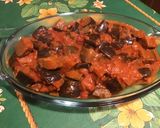 Une image de l'étape 12 de Aubergines violettes aux tomates, gingembre et paprika.