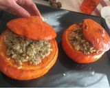Une image de l'étape 3 de Potimarron farci au risotto.
