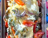 รูปขั้นตอนการทำที่ 4 ของ Pumpkin Foccacia with Capers Sherry Tomato and Pumpkin Seed + Onion🍞🍅🎃