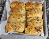 A picture of step 4 of Mutton kheema rolls.