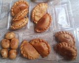 Foto langkah ke 6 dari resep Panada Jumbo Pedas + Roti Goreng Coklat.