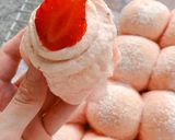 Foto langkah ke 5 dari resep Japanese Strawberry pillow bread🍓.