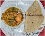 A picture of step 9 of Lobsters Curry.