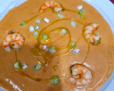 Foto del paso 8 de la receta: Crema de puerro, patata y gambas