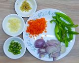 A picture of step 4 of Bread Manchurian.