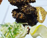 Foto del paso 9 de la receta: Goujonettes (bastones) de merluza ensemillados, fácil y rápido