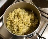 A picture of step 2 of Lauki raita.