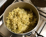 A picture of step 2 of Lauki raita.
