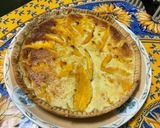 Une image de l'étape 14 de Tarte aux mangues, bananes et mascarpone.