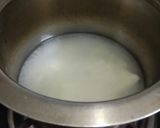 A picture of step 1 of Gujarati kadhi.