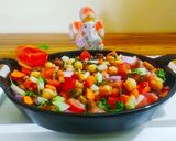 हेल्दी हाई प्रोटीन सलाद (Healthy High Protein Salad recipe in Hindi) रेसिपी चरण 3 फोटो