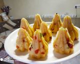 A picture of step 4 of Suji Modak.