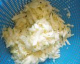 A picture of step 2 of Zucchini Fritters.