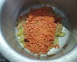 A picture of step 1 of Red Lentil with bottle gourd.