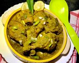 স্প্রিংঅনিয়ন চিকেন কারি /গ্রীন চিকেন কারি(spring onion chicken curry recipe in bengali) রেসিপির ধাপ 4 ছবি