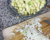 Foto del paso 1 de la receta: Pastel de calabacín y berenjena