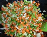 A picture of step 1 of Italian Vegetable and Lentil Soup.