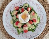 Foto del paso 12 de la receta: Ensalada templada de espárragos verdes con vinagreta de pera