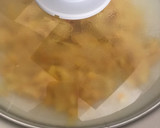 Foto del paso 2 de la receta: Timbal de gallo con pimiento, patata, cebolla y huevo 👩🏻‍🍳