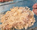 A picture of step 4 of Tonkatsu (pork cutlet).