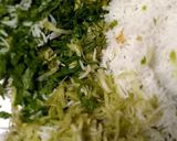 A picture of step 1 of Kohlrabi muthiya (khol khol).