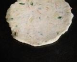 A picture of step 5 of Mixed veg Thepla with homemade butter.