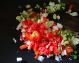 Foto langkah ke 2 dari resep 20. Omelet BTB (Bombay Tomat Bawang pre).