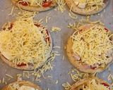 A picture of step 4 of Individual Pita Pizzas!!!🍕.