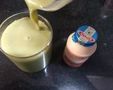 A picture of step 5 of Probiotic Ondelaga/Brahmi juice with Yakult.