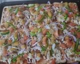 A picture of step 4 of Pizza Bread😋🍕.
