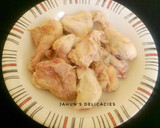 A picture of step 1 of KFC Chicken.