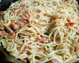 A picture of step 5 of Vegetable Spaghetti.