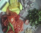 A picture of step 2 of Mchuzi wa maembe mabichi.