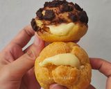 Foto langkah ke 10 dari resep ChouxCraquelinChocoVanilla & ChouxVanilla 🍫🍦.